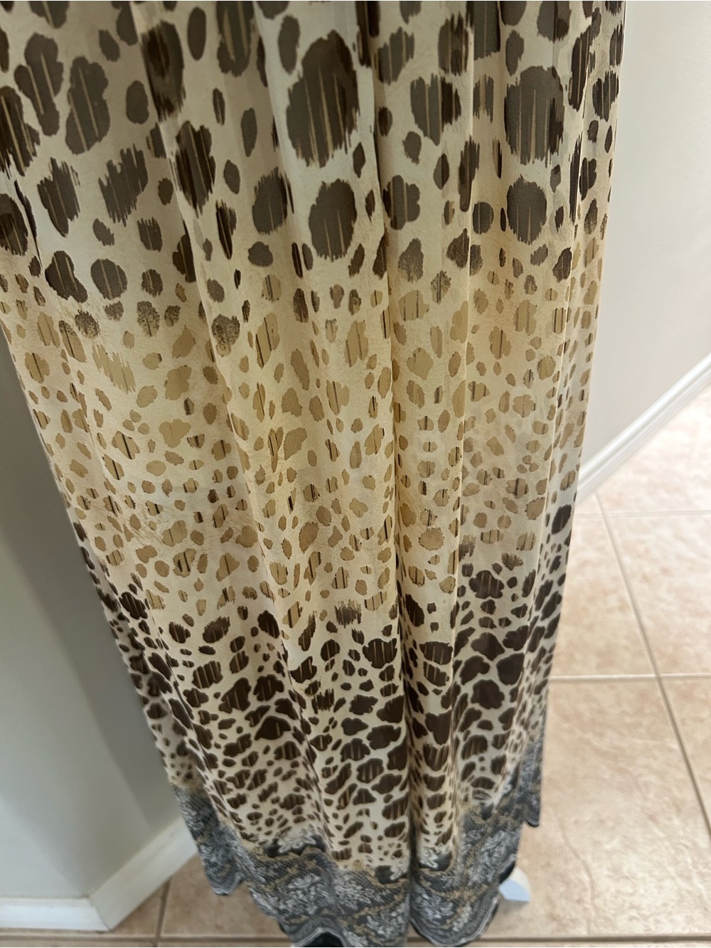 In Bloom by Jonquil Animal Print Lace Top Nightgown - Picture 4 of 9